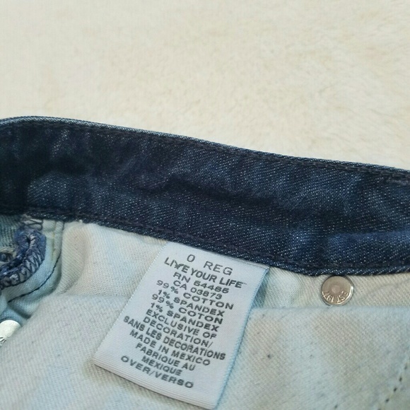 American Eagle Size 0 Blue Denim Skinny Jeans - Picture 4 of 4